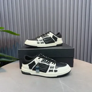Amiri MA Court White and Black Lifestyle Sneakers