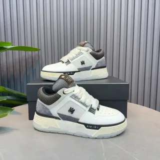 Amiri MA Court White Gray Black Lifestyle Sneakers
