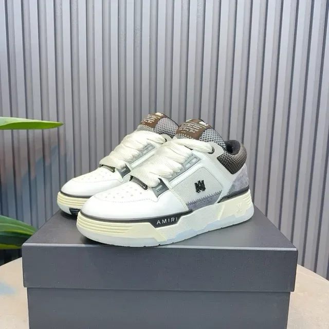 Amiri MA Court blanc gris noir sneakers lifestyle 3