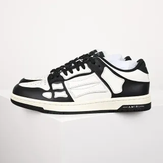 Amiri Skel Top Low Black and White Lifestyle Sneakers