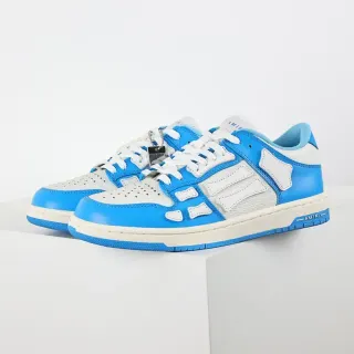 Amiri Skel Top Low Blue and Gray Lifestyle Sneakers