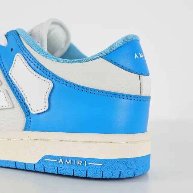 Amiri Skel Top Low Chaussures Lifestyle Bleu et Gris 4