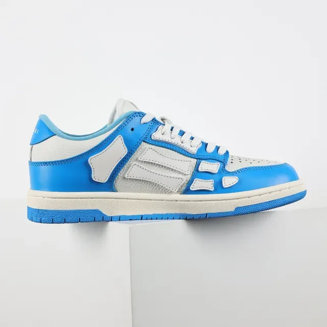 Amiri Skel Top Low Chaussures Lifestyle Bleu et Gris 7