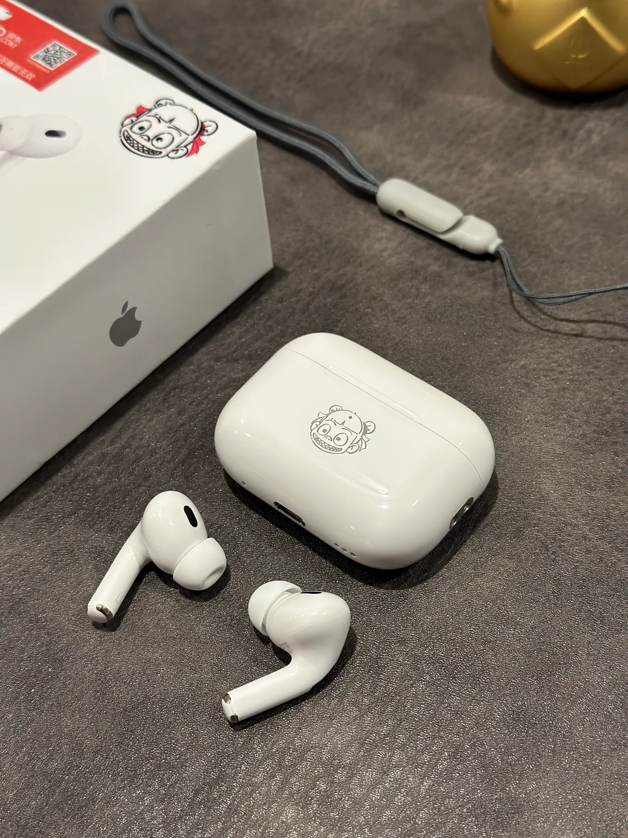 Apple AirPods Fones de Ouvido Brancos de Estilo de Haste Acabamento Mate TWS 3