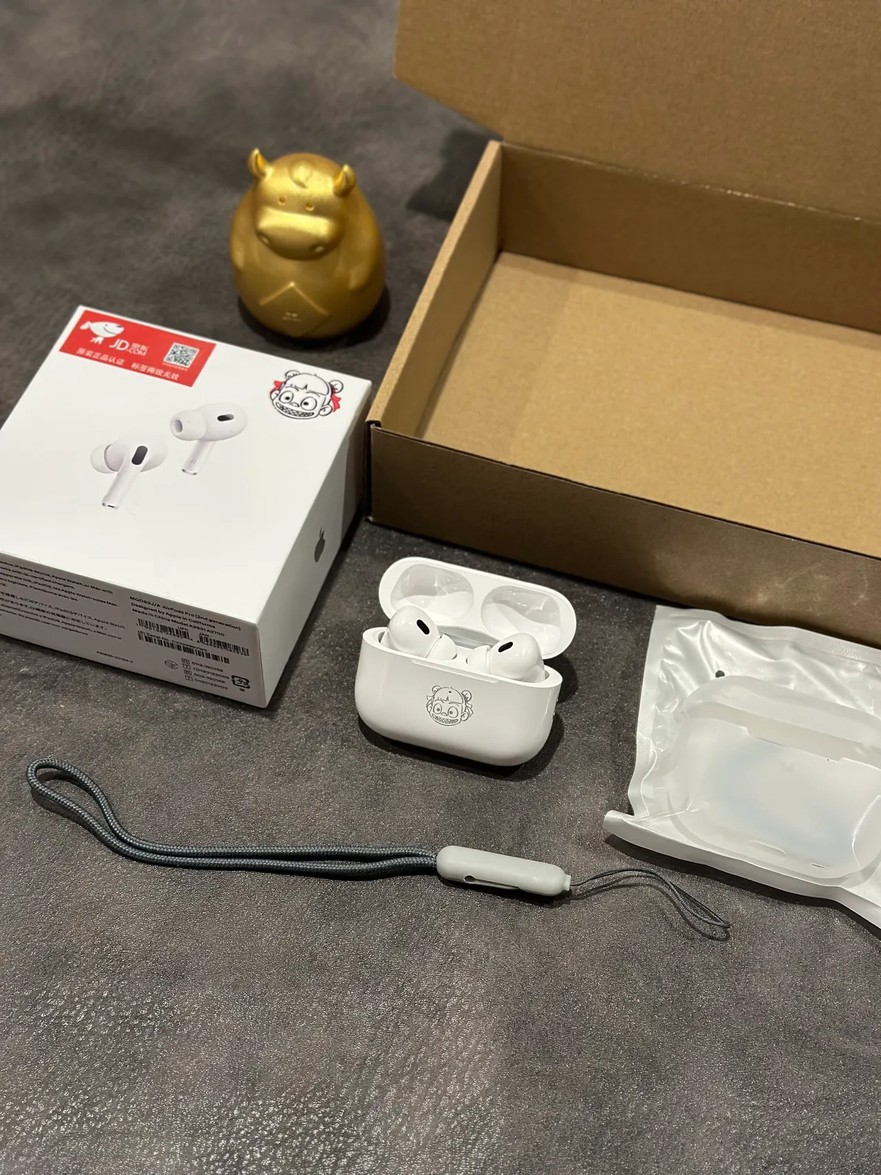 Apple AirPods Fones de Ouvido Brancos de Estilo de Haste Acabamento Mate TWS 7
