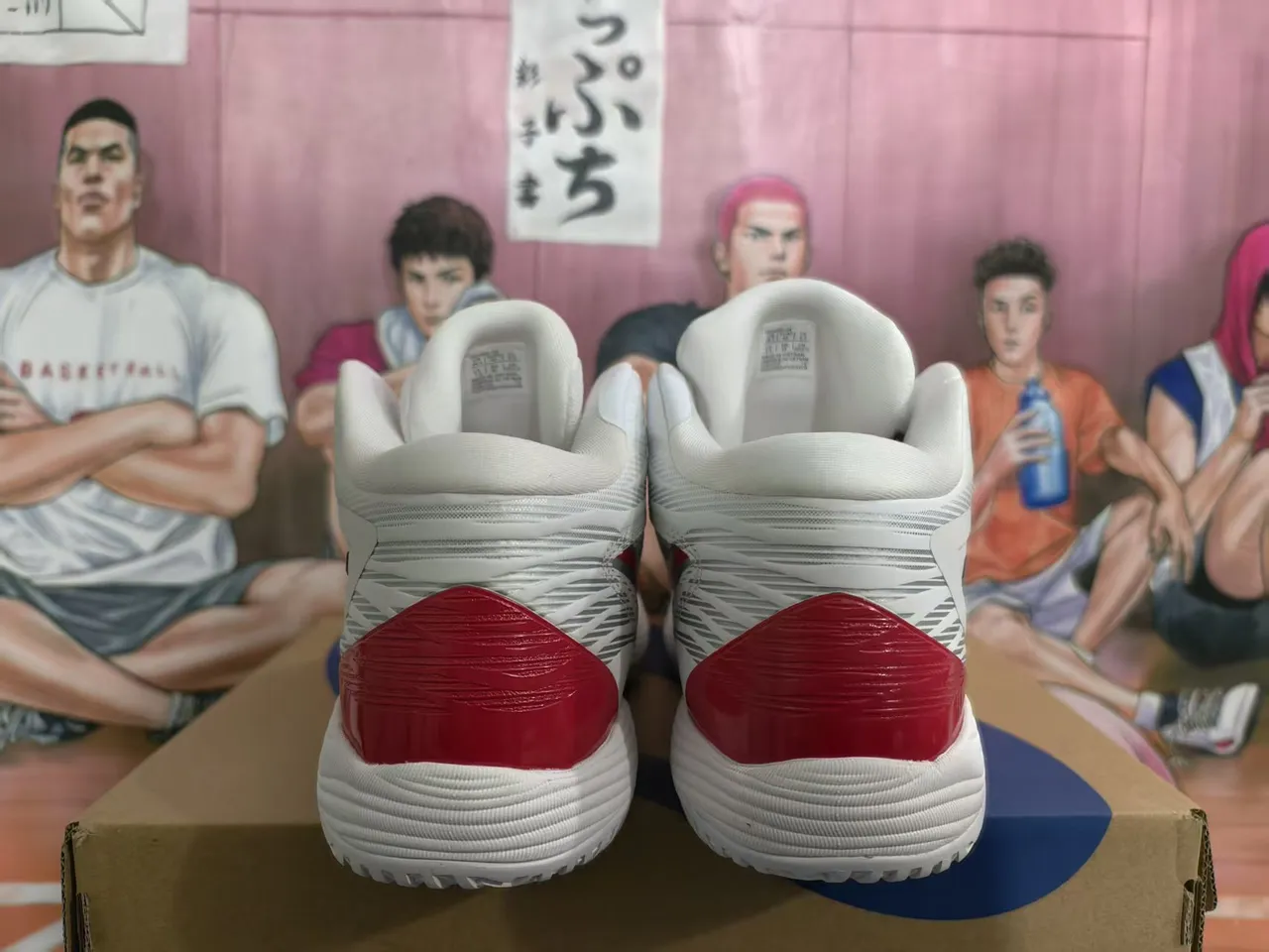 ASICS Gel-Beyond Tênis de Basquete Branco e Vermelho 3