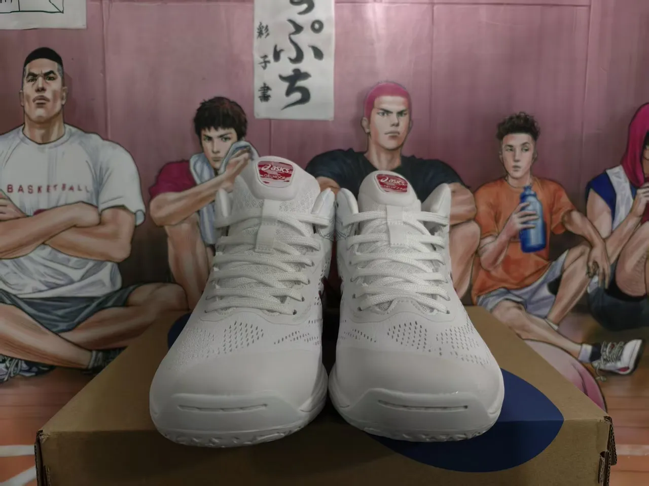 ASICS Gel-Beyond Tênis de Basquete Branco e Vermelho 4