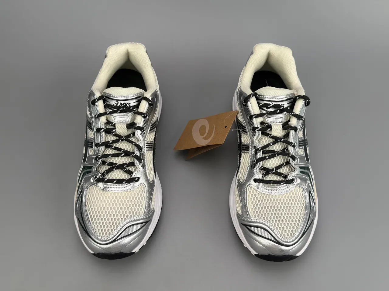 ASICS Gel-Kayano 14 Argent Noir Crème Chaussures de running 7
