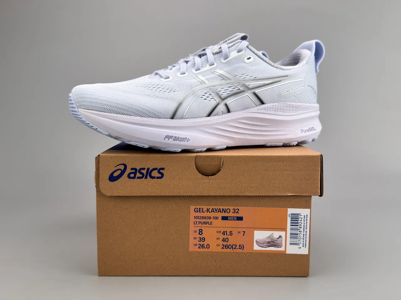ASICS Gel-Kayano 32 Chaussures de course gris clair 4