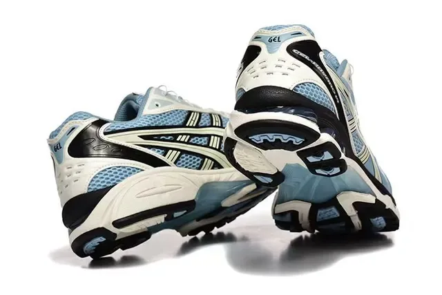 ASICS Gel-Kayano أزرق فاتح أسود أبيض أحذية الجري 5