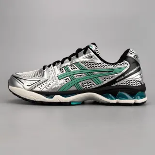 ASICS Gel-Kayano Silver Teal Black Running Shoes