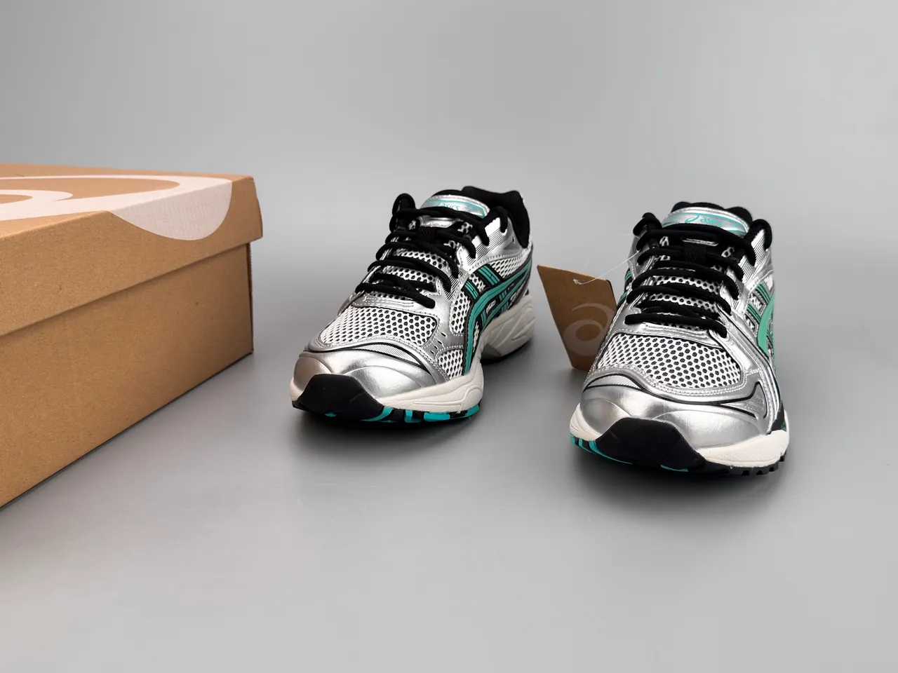 ASICS Gel-Kayano Silver Teal Black zapatos de correr 3