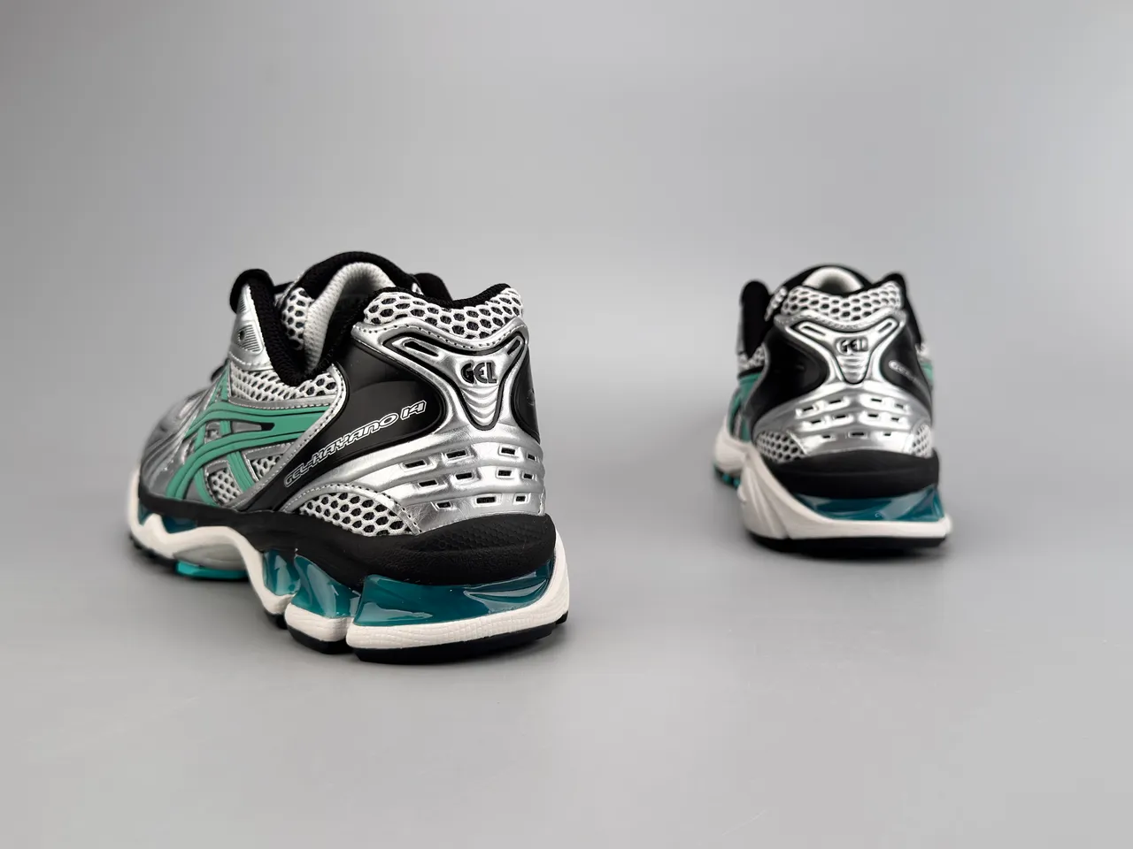 ASICS Gel-Kayano Silver Teal Black zapatos de correr 6