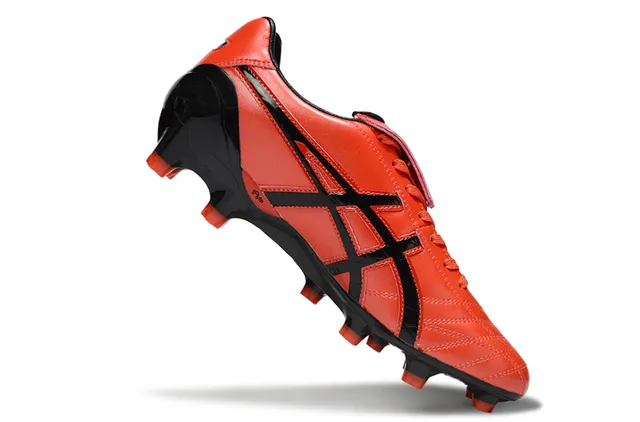ASICS Lethal Testimonial White Translucent Orange Firm-Ground Soccer Shoes 10