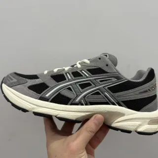 ASICS Tiger Stripe Gray Black Lifestyle Sneakers