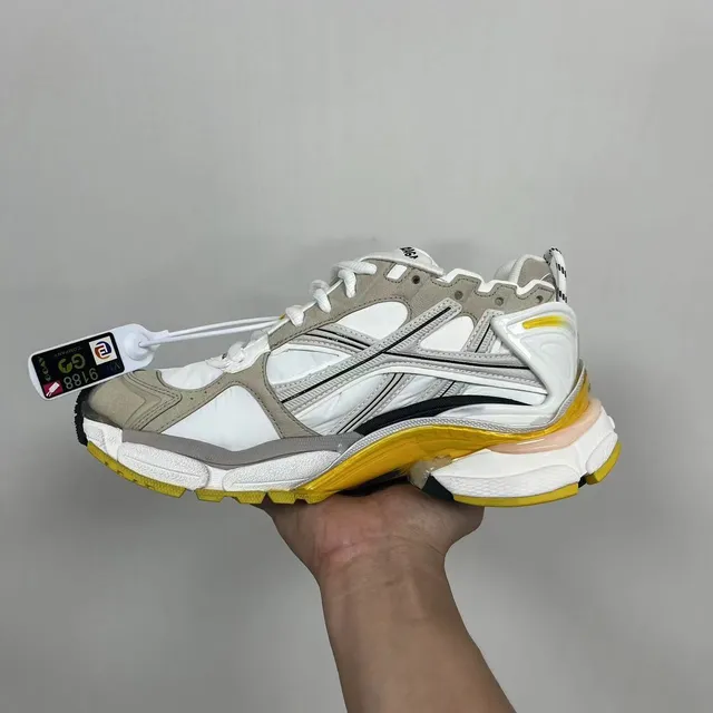 Balenciaga Runner White Beige Yellow Chunky Sneakers 2