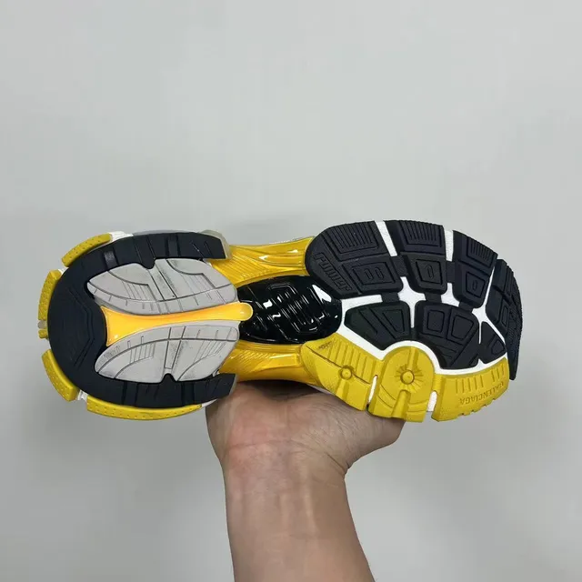 Balenciaga Runner White Beige Yellow Chunky Sneakers 6