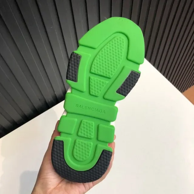 Balenciaga Speed Trainer noir blanc vert style de vie sneakers 2
