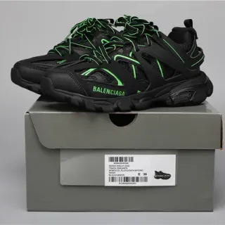 Balenciaga Track أحذية رياضية سوداء خضراء كيونكي