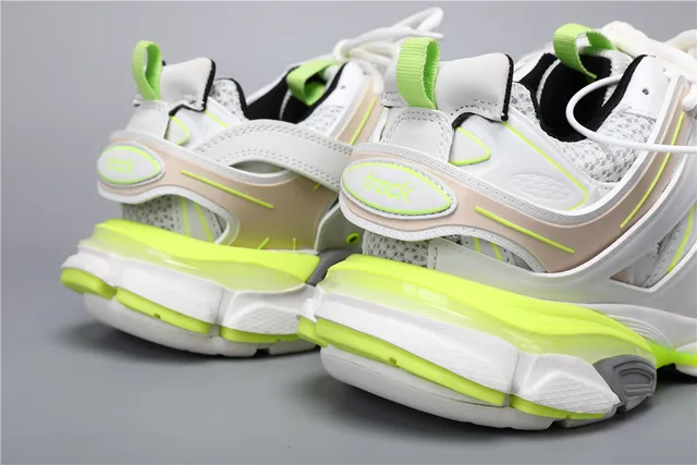 Balenciaga Track Sneaker blanc fluorescent jaune chunky 2