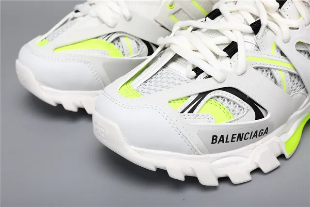 Balenciaga Track Sneaker blanc fluorescent jaune chunky 4