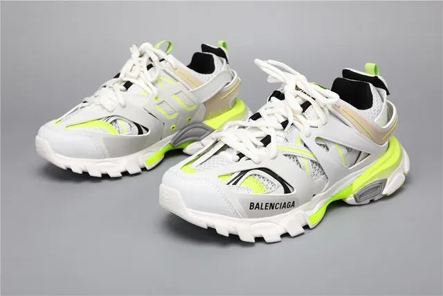 Balenciaga Track Sneaker blanc fluorescent jaune chunky 5