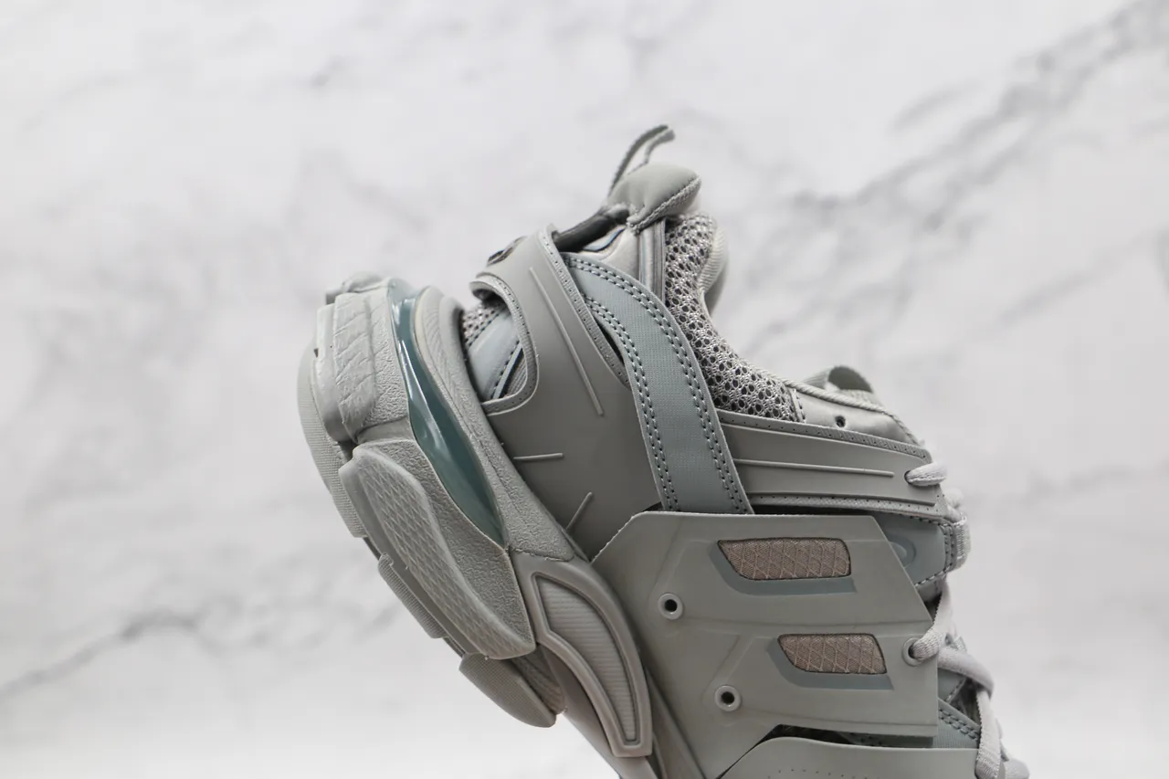 Balenciaga Track Trainer Light Gray Chunky Sneakers 6