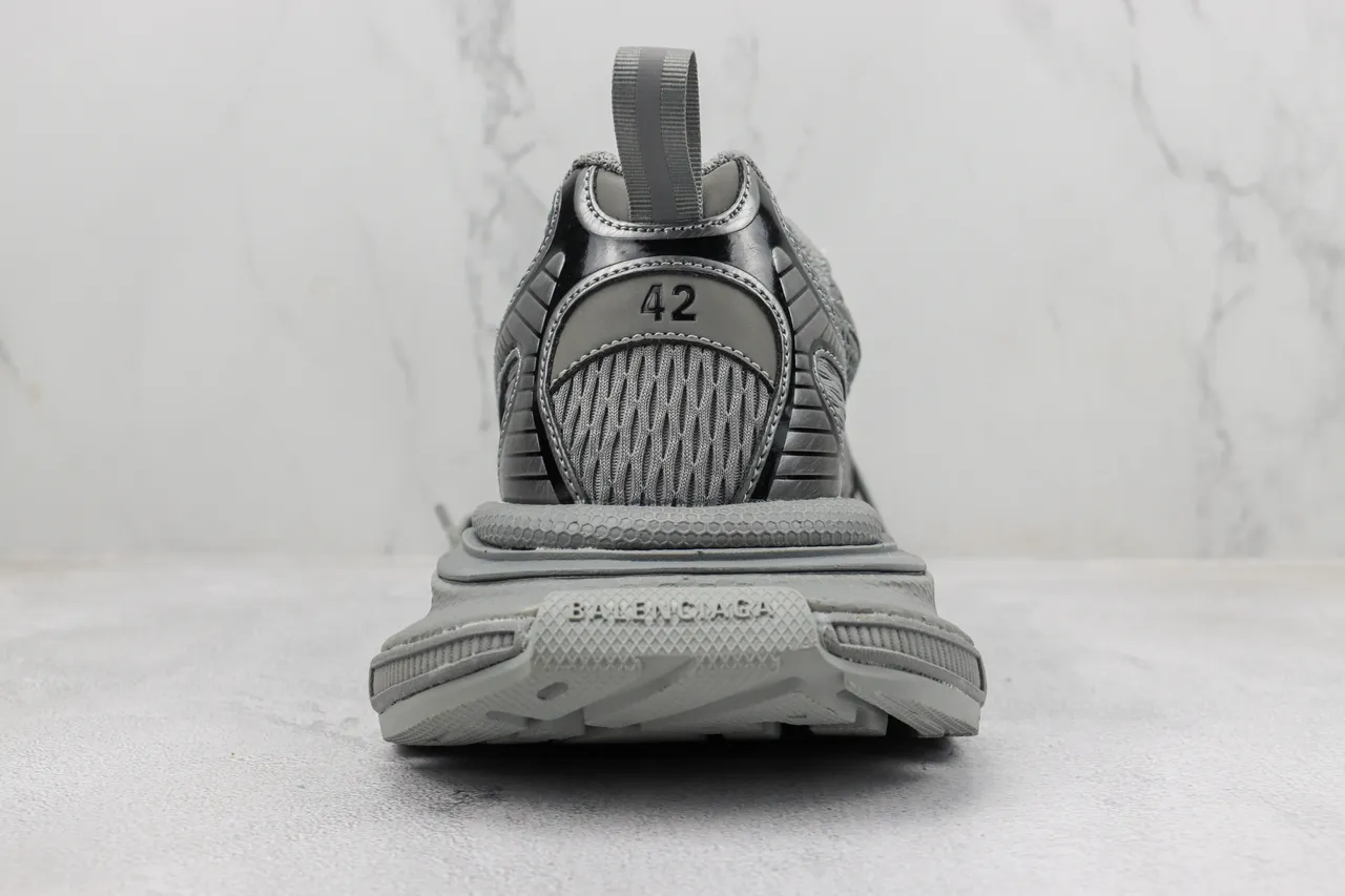 Balenciaga Track Trainer Cinza Monocromático Tênis Chunky 9