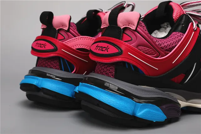Balenciaga Track Trainer rose noir bleu chunky sneakers 2