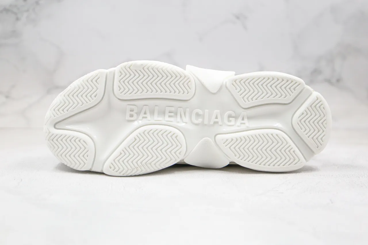 Balenciaga Triple S Tênis Chunky Preto e Off-White 2