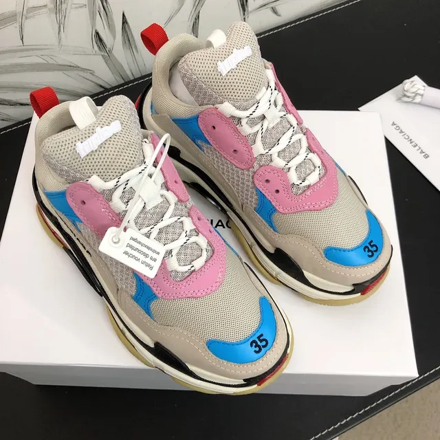 Balenciaga Triple S Multicolor Chunky Sneakers 2