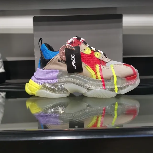 Balenciaga Triple S Runner Multicolor Chunky Sneakers 1