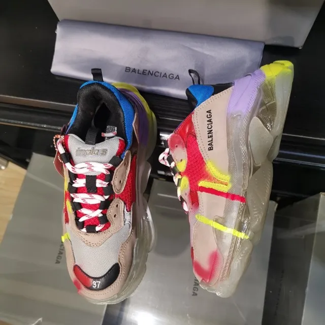 Balenciaga Triple S Runner Multicolor Chunky Sneakers 5