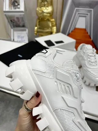 Balenciaga sola branca midsole esculpido tênis chunky 5
