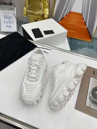 Balenciaga sola branca midsole esculpido tênis chunky 7