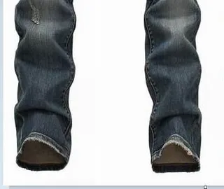 Balmain 磨损摩托面板裸边牛仔裤 2