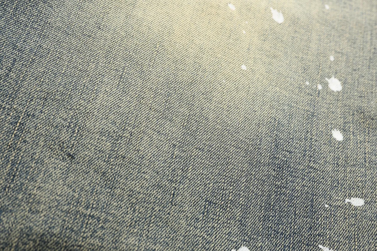 Balmain Moto Panel Distressed Blue Denim Shorts 7