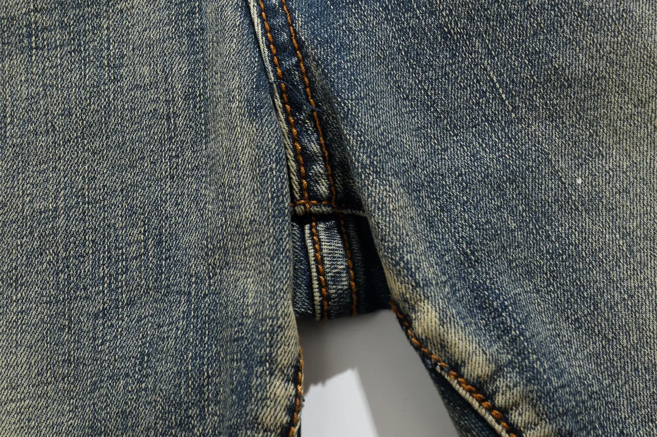 Balmain Moto Panel Distressed Blue Denim Shorts 12