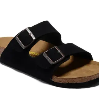 Birkenstock Arizona Black Two-Strap Casual Sandals