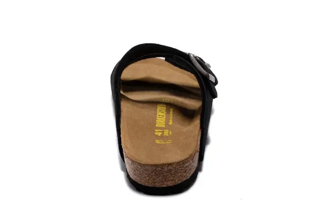 Birkenstock Arizona Sandales Casual Noires à Deux Brides 3