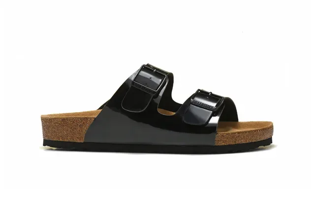 Birkenstock Arizona Glossy Black Casual Sandals 2