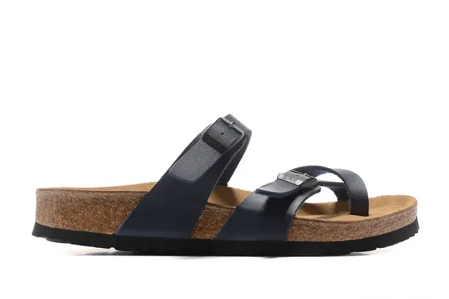 Birkenstock Arizona Navy Two-Strap Casual Sandals 5
