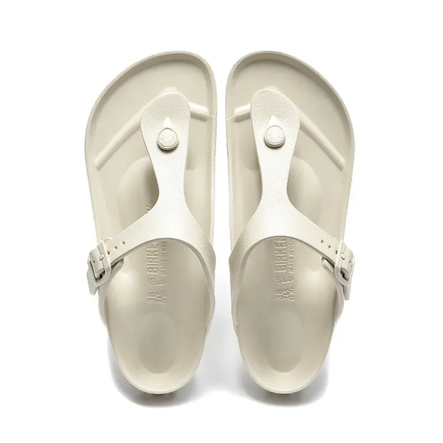 Birkenstock Arizona Off-White Sandales Casual 5