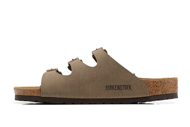 Birkenstock Arizona sandales casuales daim taupe 4