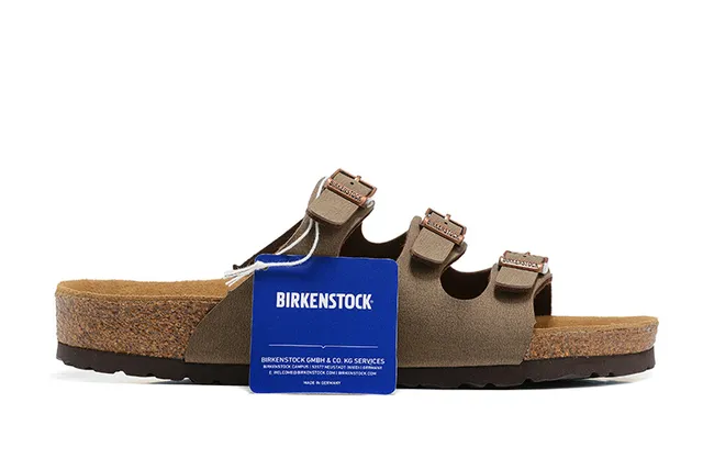 Birkenstock Arizona sandales casuales daim taupe 6