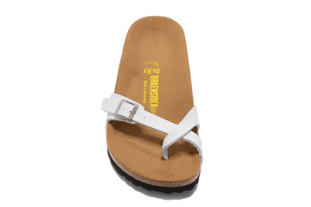Birkenstock Arizona Sandales Casuales Blanches 5
