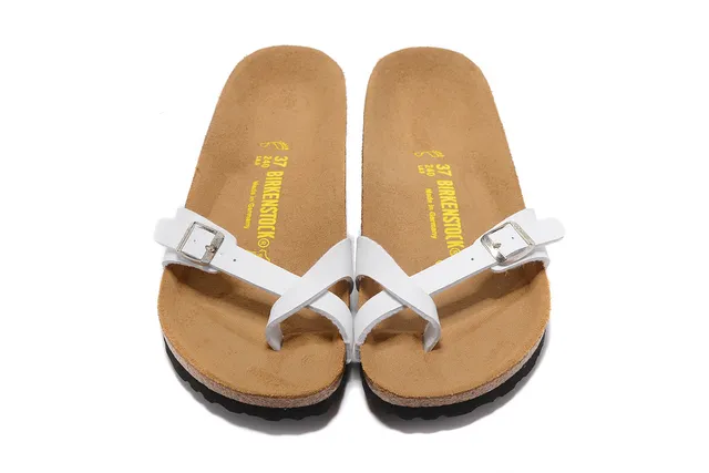 Birkenstock Arizona Sandales Casuales Blanches 6