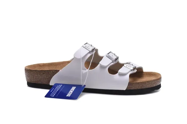 Birkenstock Arizona أبيض كاجوال صنادل 2