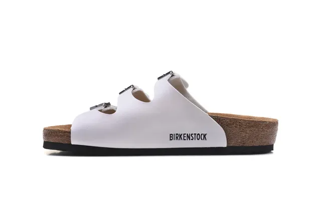 Birkenstock Arizona أبيض كاجوال صنادل 4