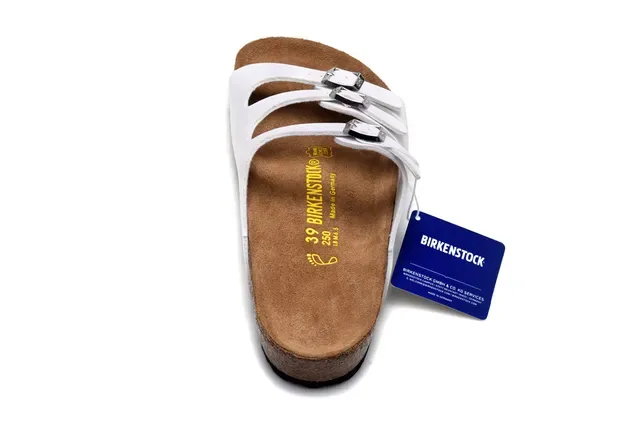 Birkenstock Arizona أبيض كاجوال صنادل 5